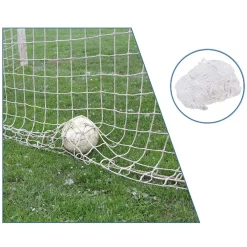 RETE CALCIO PORTA PIEGHEVOLE CORTILE SENZA CORNICE PER BAMBINI ADULTI 5.5X2.1 MT