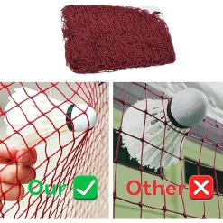 RETE DA BADMINTON PORTATILE REGOLABILE 610X76CM PIEGHEVOLE PER INTERNI ESTERNI