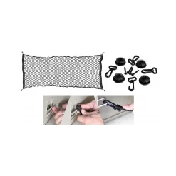 RETE DA CARICO AUTO PORTAOGGETTI 114X61CM ELASTICO BAGAGLIAIO DA APPENDERE ORGANIZZATORE