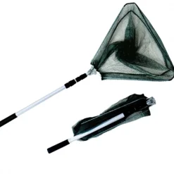 RETE DA PESCA PIEGHEVOLE CON MANICO TELESCOPICO IN ALLUMINO ESTENSIBILE GUARDINO