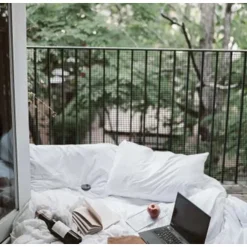 RETE DI PLASTICA PROTETTIVA 1 X 5 MT GRIGIO PER CANCELLI RECINZIONI BALCONI 206614