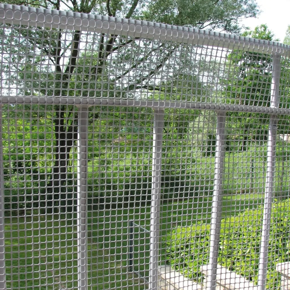 RETE DI PLASTICA PROTETTIVA 1 X 5 MT GRIGIO PER CANCELLI RECINZIONI BALCONI 206614