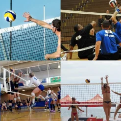 RETE DI RICAMBIO PER PALLAVOLO 9.5X1MT FASCE LATERALI RINFORZATE INTERNI ESTERNI