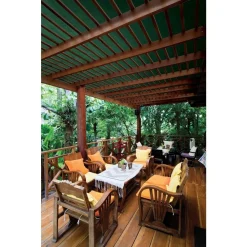 RETE OMBREGGIANTE SCHERMANTE VERDE 1.5X5MT PER PROTEZIONE GIARDINI TERRAZZE 134701