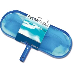 RETINO DI SUPERFICIE A SACCO IN POLIESTERE PER PULIZIA PISCINA DA 43X21 CM 58278