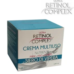 RETINOL COMPLEX CREMA MULTIUSO NUTRIENTE SIERO DI VIPERA CORPO MANI VISO 200ML