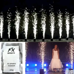 RICARICA PER SPARKULAR IN BUSTE DA 200 GRAMMI FUOCHI D'ARTIFICIO PIROTECNICI