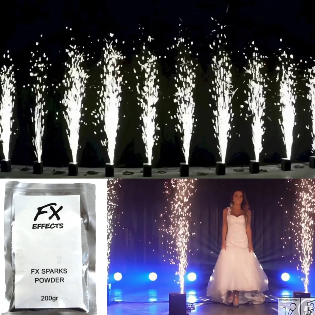 RICARICA PER SPARKULAR IN BUSTE DA 200 GRAMMI FUOCHI D'ARTIFICIO PIROTECNICI