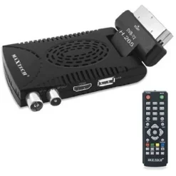 RICEVITORE DIGITALE TERRESTRE DVB-T2 H265 HEVC 10BIT DECODER DGT005 HDMI SCART USB