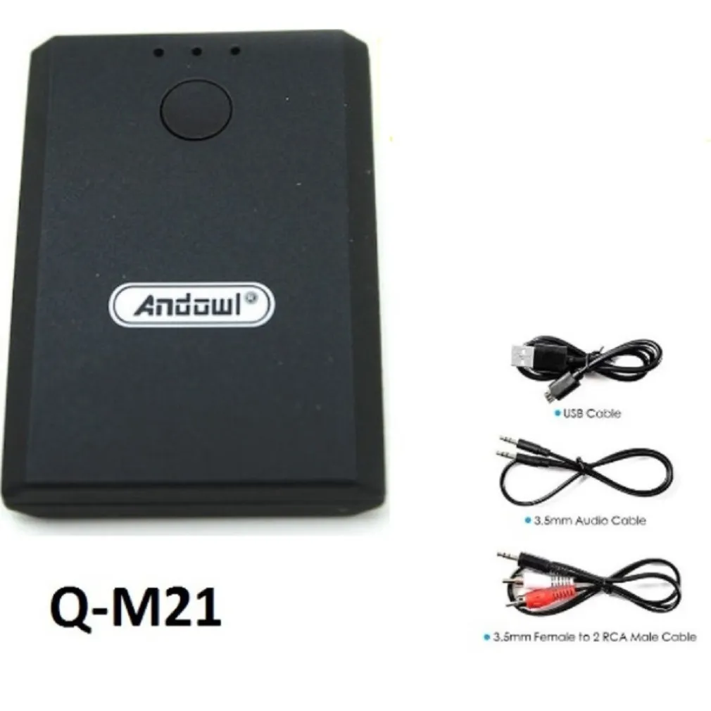 RICEVITORE TRASMETTITORE AUDIO RICARICABILE BLUETOOTH PER TV STEREO CUFFIE Q-M21