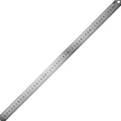 RIGHELLO METRO 1MM A 50CM METALLO ACCIAIO RIGA MULTIFUNZIONE SEGNATURA CM E INCH