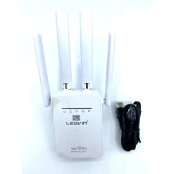 RIPETITORE DEL SEGNALE WIRELESS CON 4 ANTENNE 2 PORTE WIFI RANGE EXTENDER ROUTER