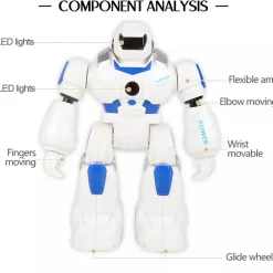 ROBOT QRB INTELLIGENTE TELECOMANDATO SMART INTERATTIVO ELETTRICO BATTERIA GIOCO