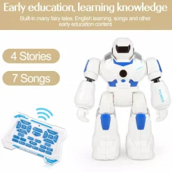 ROBOT QRB INTELLIGENTE TELECOMANDATO SMART INTERATTIVO ELETTRICO BATTERIA GIOCO