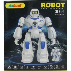 ROBOT QRB INTELLIGENTE TELECOMANDATO SMART INTERATTIVO ELETTRICO BATTERIA GIOCO