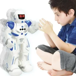 ROBOT SMART BOT INTERATTIVO CONTROLLO A GESTI AZIONI TELECOMANDATO RICARICABILE