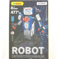 ROBOT TELECOMANDATO SET 477 MATTONCINI COSTRUZIONE FC9002 TECNOLOGIA CINGOLATA