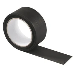 ROTOLO NASTRO ADESIVO AMERICANO TELATO NERO 4,8CMX10MT RESISTENTE IMPERMEABILE