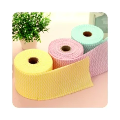 ROTOLO SALVIETTE ASCIUGAMANO COTONE USA E GETTA DA VIAGGIO MONOUSO PULIZIA VISO TRUCCO