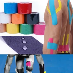 ROTOLO TAPE KINESIOLOGIA KINESIO NASTRO ELASTICO PER SUPPORTO MUSCOLARE SPORT