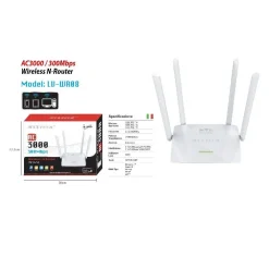 ROUTER WIFI RIPETITORE DI RETE 300MBPS AMPLIFICATORE DI SEGNALE MAXTECH LV-WR08