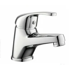 RUBINETTO MISCELATORE PER LAVABO DA BAGNO MATERIALE OTTONE CROMATO TARANTO