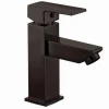 RUBINETTO PER BAGNO ULTRA MODERNO MISCELATORE ORIENTABILE LAVABO NERO OPACO 87207