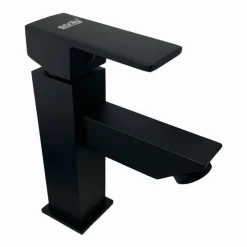 RUBINETTO PER BAGNO ULTRA MODERNO MISCELATORE ORIENTABILE LAVABO NERO OPACO 87207