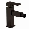 RUBINETTO PER BAGNO ULTRA MODERNO MISCELATORE ORIENTABILE BIDET NERO OPACO 87208
