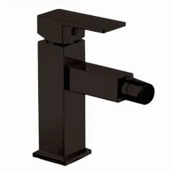 RUBINETTO PER BAGNO ULTRA MODERNO MISCELATORE ORIENTABILE BIDET NERO OPACO 87208