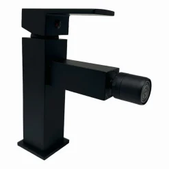 RUBINETTO PER BAGNO ULTRA MODERNO MISCELATORE ORIENTABILE BIDET NERO OPACO 87208