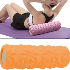 RULLO FITNESS PILATES SCHIUMA TUBO ESERCIZI PALESTRA YOGA MASSAGGI SCHIENA 13x33