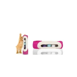 RULLO IN SISAL TIRAGRAFFI 29 X 7,5 CM CON PALLINE SONORE GIOCO PER GATTI