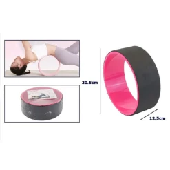 RUOTA CERCHIO PER STRETCHING SOSTEGNO YOGA BACKBENDS PONTE POSE DANZA GINNASTICA
