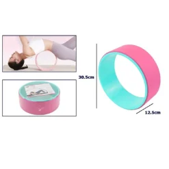 RUOTA CERCHIO PER STRETCHING SOSTEGNO YOGA BACKBENDS PONTE POSE DANZA GINNASTICA