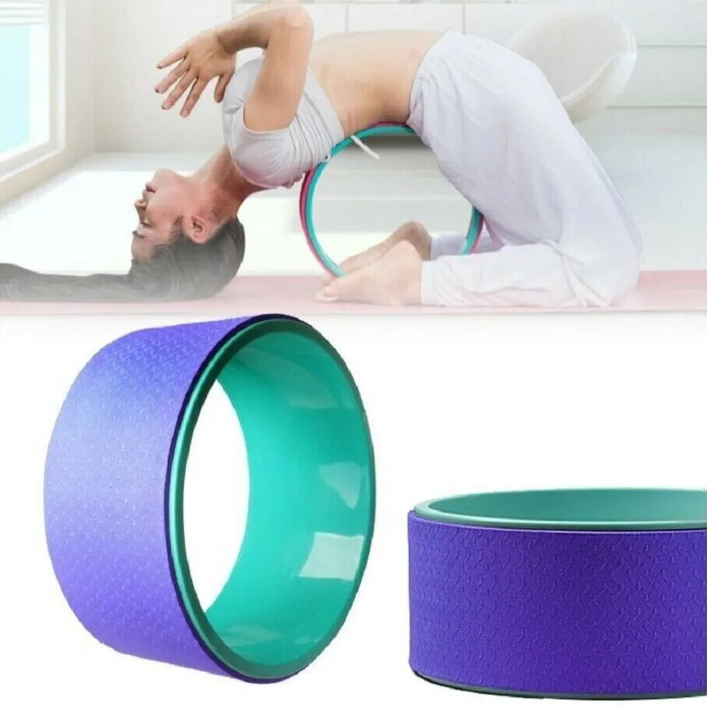 RUOTA PER YOGA CERCHIO WHEEL ANELLO FITNESS PILATES PALESTRA TRAINING