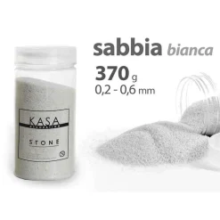 SABBIA DECORATIVE VASO PIANTE LAVORETTI DECOUPAGE 370GR BIANCA 0.2-0.6 MM 735622