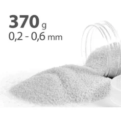 SABBIA DECORATIVE VASO PIANTE LAVORETTI DECOUPAGE 370GR BIANCA 0.2-0.6 MM 735622