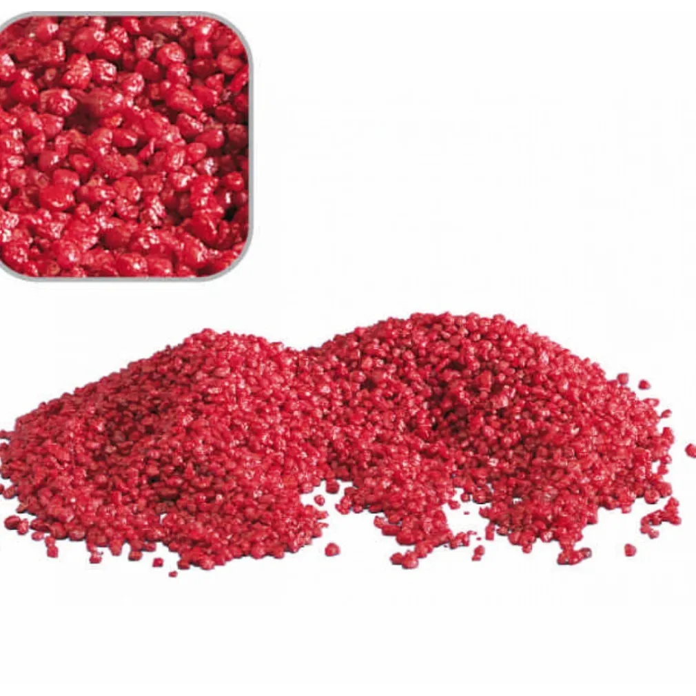 SABBIA QUARZO ROSSO CERAMIZZATO PER FONDALE ACQUARIO GHIAIA GRANULOMETRIA MEDIA