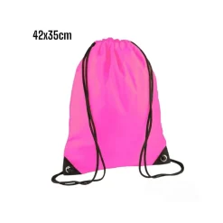 SACCA TINTA UNITA ZAINO CON CORDE ZAINETTO SCUOLA SPORT VIAGGI SACCA SPORT