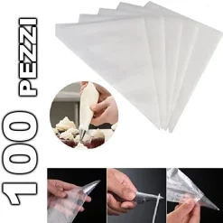 SACCAPOCHE USA E GETTA MONOUSO SACCA PER PASTICCERE SAC A POCHE CAKE DESIGN 26CM