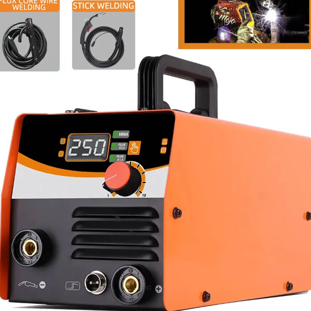 SALDATRICE MIG A FILO CONTINUO SENZA GAS 120A FUNZIONE MMA PER BOBINA DA 1KG