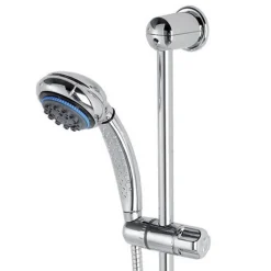 SALISCENDI CON SOFFIONE DOCCIA 8 FUNZIONI GETTI ASTA 60 CM CROMATO BAGNO VASCA