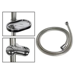 SALISCENDI DOCCIA BAGNO CON PORTASAPONE E SOFFIONE DOCCETTA MULTIGETTO BLU 69134