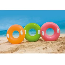 SALVAGENTE CIAMBELLA GONFIABILE CON MANIGLIE MARE PISCINA 76CM VARI COLORI 59258