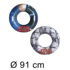 SALVAGENTE CIAMBELLA GONFIABILE CON MANIGLIE STAR WARS 91CM PER MARE PISCINA 019952