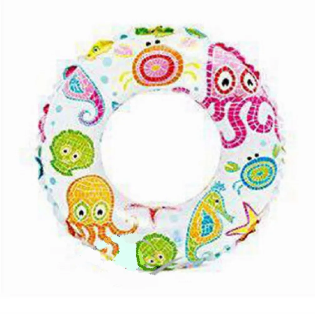 SALVAGENTE CIAMBELLA GONFIABILE GALLEGGIANTE MARE PISCINA SPIAGGIA BAMBINI 51CM