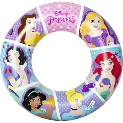 SALVAGENTE CIAMBELLA GONFIABILE PER BAMBINI CON GRAFICA PRINCIPESSE DISNEY Ø56CM 016125