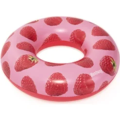 SALVAGENTE CIAMBELLA GONFIABILE PISCINA PER ADULTO AL LAMPONE PROFUMATO Ø119CM 019975