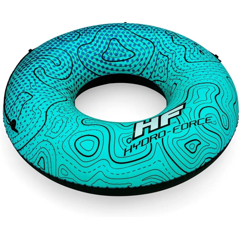 SALVAGENTE CIAMBELLA GONFIABILE CON MOTIVI ONDULATI BREEZE RIDER 106X106X27CM 36401